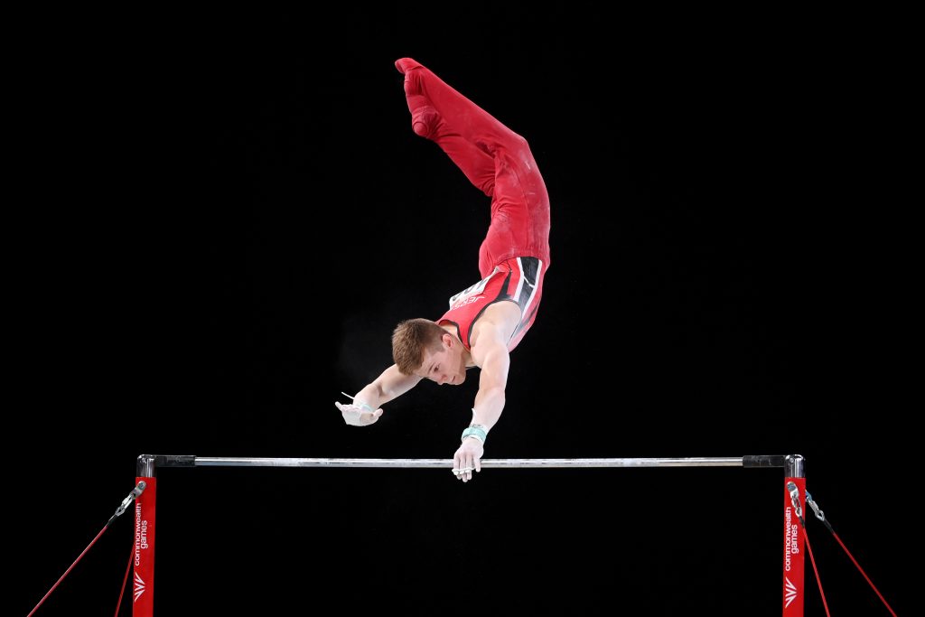 Daniel Lee in gymnastics final